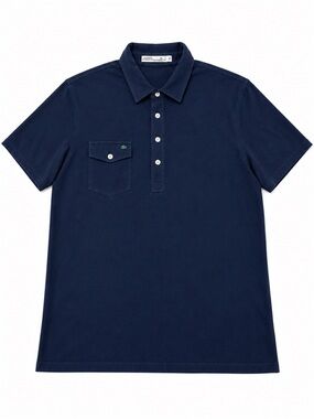 Criquet Men’s XL Navy Blue Players Shirt Polo Pocket